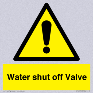 Water shut off Valve
